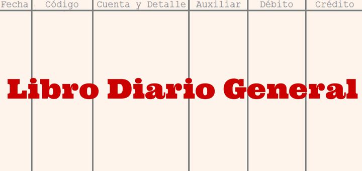 Libro Diario General El Contador